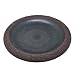 Tierra Garden 4-1761T Semi-Gloss Bird Bath Bowl with Red Matte Rim, Black