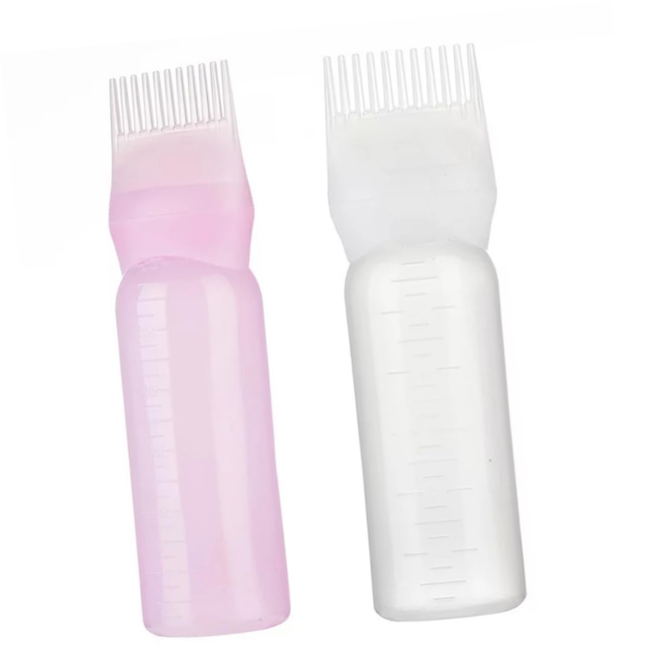 NOLITOY Hair Coloring Bottle Applicator 3pcs Hair Dyeing Tool Comb Applicator Bottle