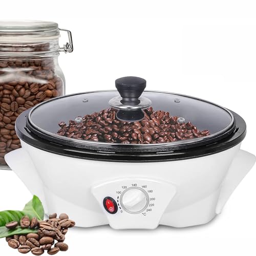 Tostadora de café de 800 W, tostadora de encimera, tostadora eléctrica de Granos de café de 3,3 Libras, tostadora de café para Uso doméstico, máquina para Hornear para Estufa, Herramienta de Cocina