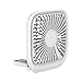 Raffreddamento ad Aria Pieghevole USB Rear Row Car Desktop Piccolo Ventilatore Multi-Funzione Mini 12v Sedile Condizionatore di Raffreddamento Due Colori 140 * 128 * 155mm XMJ (Color : White)