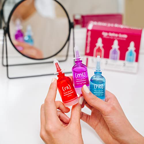 Skincyclopedia 1% Retinol Serum, 10% Matrixyl 3000 Serum and 10% Hyaluronic Acid Serum for Face Set, Resurfacing - Image 3