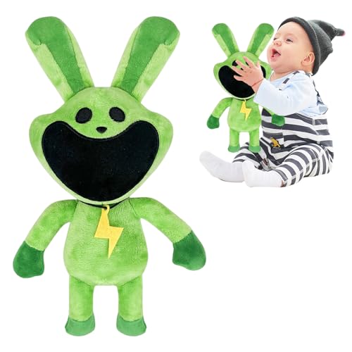 FENGCHUANG 30CM Catnap Peluches, Verde Smiling Critters, Lindo Comodo Juguete de Peluche de Bichos Sonrientes, para Niños, Niñas, Niños, Regalos de Cumpleaños, Decoración de Habitaciones