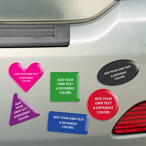 Imán personalizado para refrigerador o auto rectangular miniatura 6