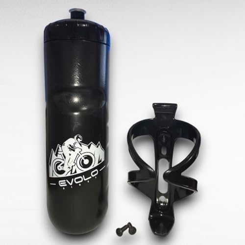 Kit Hidratação Bike - Garrafa/Caramanhola/Squeeze 550ml Evolo Com...