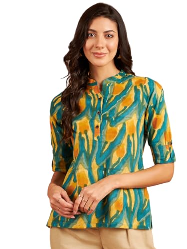 Image of Modeve Women Cotton Top for Summer