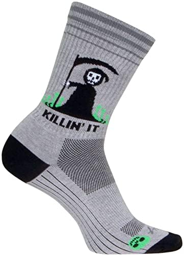 SockGuy Unisex Killin' It 6-Inch Crew Socks3