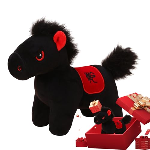 Cheval peluche anti stress doudou doux ornement pour calmer le sommeil enfant et bebe