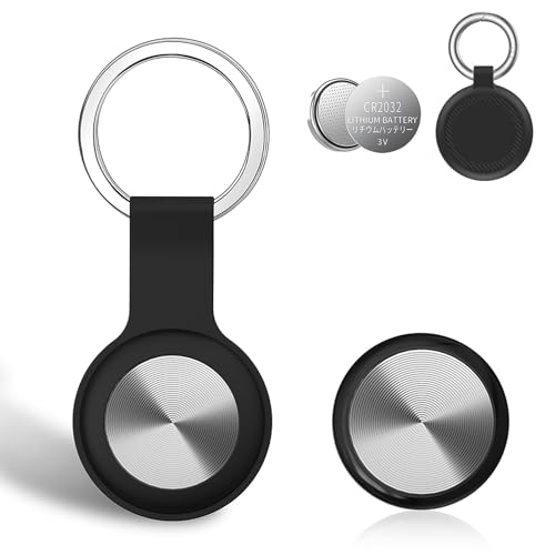 【GPS全地球測位&超強力信号】 小型スマートトラッカー ios&Android共通 小型GPS発信機 電池寿命約３年 電池交換可能 財布・鍵・カバン・スマホ・ペット用 忘れ物防止タグ 車両追跡用紛失防止 キーホルダー型 薄型 軽量 防水 耐衝撃 耐摩耗 耐油 難燃 高齢者にも簡単便利 日本語説明書付 (ホワイトtag+キーホルダー+1個予備電池) (ブラック+保護ケース)