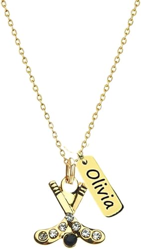 Miniatura 2 de Personalized Hockey Necklace with Engraved Charm, Hockey Jewelry, Hockey Gifts, Ice Hockey Charm Necklace, Hockey Players & Hockey Moms