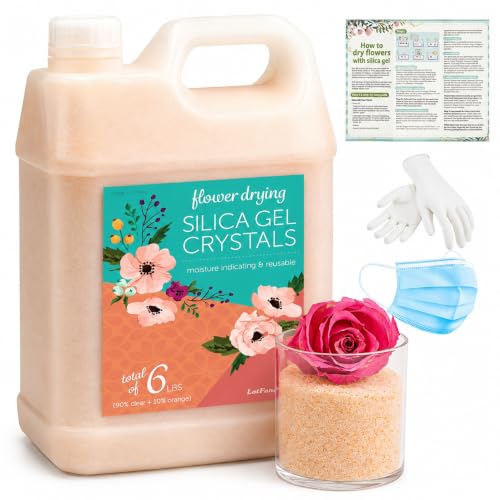 Gel de sílice con indicador de color para secar flores reutilizable de 2,7 kg