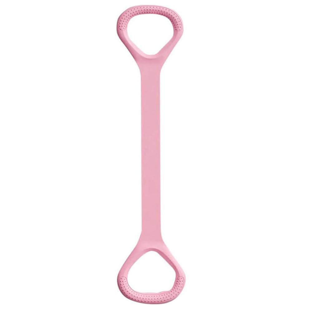 ZHENAN 8-Shaped Fitness Resistance Bands - High Elastic Resistance Yoga Rope, Home Training Chest,Arm,Shoudler Back Expansion and Stretching Band, Yoga Pilates Fitness Band(1 Pack,Pink)-image-25