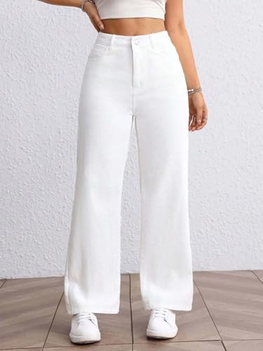 Image of KOTTY Women's Straight Fit High-Rise Stretchable Jeans