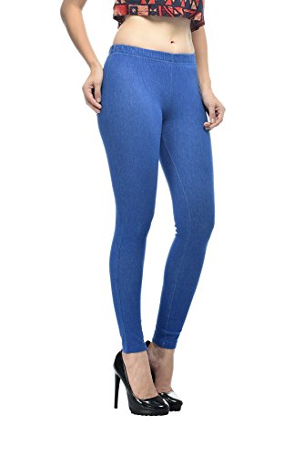 Image of Frenchtrendz Women's Skinny Fit Mid Rise Stretchable Cotton Spandex Jegging Pull On (XS-4XL)