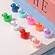ONBAGLST 120 Stück Mini Enten, kleine Enten Figuren, Entendekoration für Miniaturlandschaften, Gärten, Bastelarbeiten, Home-Pranks, Spiele, Geschenke, Partygeschenke, Spielzeuge