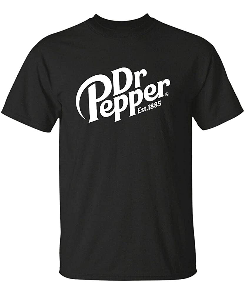 WANGLU Dr Pepper Old Retro Drinking Cola T-Shirt Mens