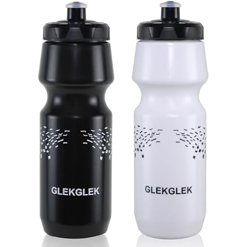 GLEKGLEK 24oz BPA Free Sports Water Bottles Cover