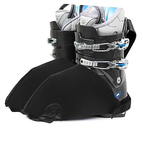 1 par de overshoes de senderismo protectores para botas de esquí para actividades al aire libre, accesorios de calzado convenientes miniatura 4