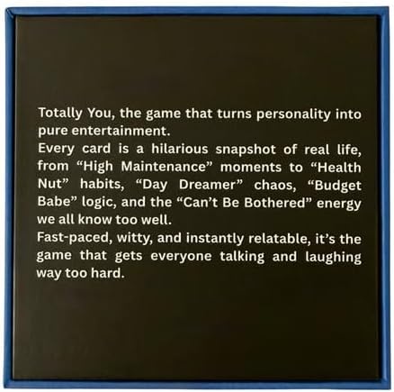 Totally You – Party Card Game of Truths & Roasts | Reveal Your Friends’ Personalities | Fun Game for Adults