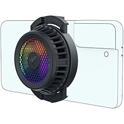 Ventilador Con Foco Razer Phone Cooler Chroma para Android (con Soportes) - Ventilador para Smartphones con iluminación Chroma RGB, USB-C