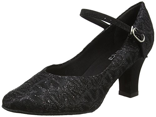 So Danca Bl166, Damen Standard & Latein, Schwarz (Black Sparkle), 38.5 EU (5.5 UK)