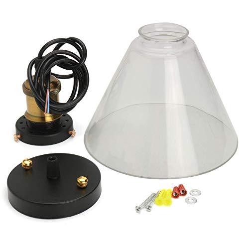 Suspension bar et café avec diffuseur de lumière rétro E27