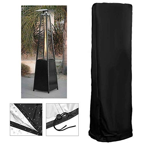 J&C Pyramid Outdoor Heater Cover, Patio Heater Cover with Zipper, Outdoor Heater Covers Waterproof, Outdoor Propane Heater Covers