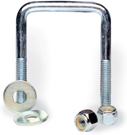 TowZone 86834 Zinc Plated Square U-Bolt