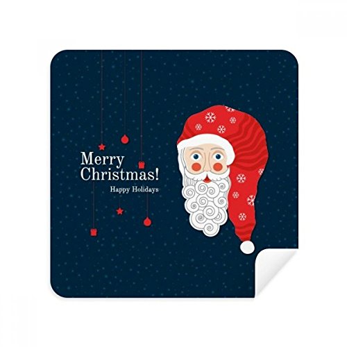 Père Noël lunettes chiffon de nettoyage en suède, le petit cadeau utile 2Pcs