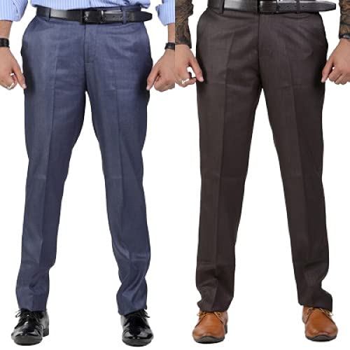 sam & jack Men`s Regular Fit Formal Trouser-picture-14