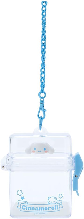 Sanrio 604488 Pita Furenzu (Mini) Clear Case Replacement Supplies, Cinnamoroll, Cinnamoroll, 3.1 x 3.1 x 1.6 inches (8 x 8 x 4 cm), Character, Small