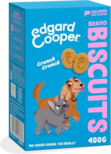 Edgard & Cooper Snack per cuccioli, (Anatra/Pollo, 1 x 50g, piccolo), Bocconcini per cuccioli, Senza cereali, ricco di proteine e carne fresca di qualità, con aminoacidi essenziali
