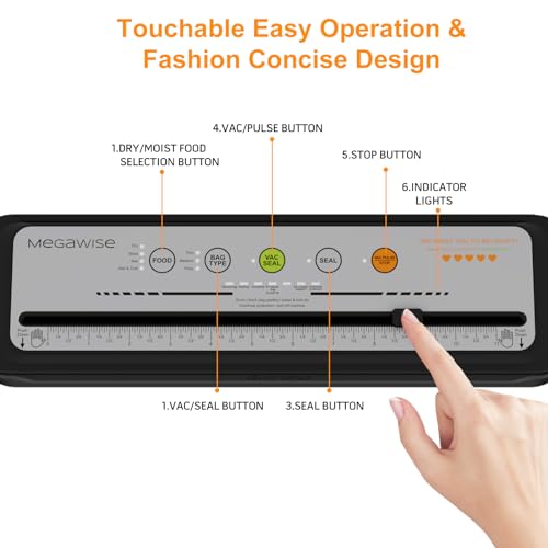 MEGAWISE Updated Vacuum Sealer 2025