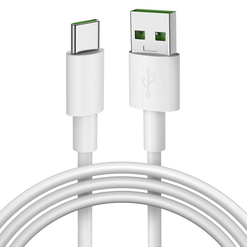 80W Type-C USB Cable for iQOO Neo 6 Charging Cable Original Like Fast Charger Cable | Dash Warp Dart Flash Super Vooc Data Cable (7.3 Amp, 1 Meter, TCWT51C, White)-image-28
