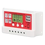 Solarladeregler, PWM-Solarregler, Lithiumbatterie, Photovoltaik-Laderegler Mit LCD-Display Für...