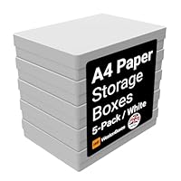 WestonBoxes Scatola Portaoggetti A4 Con Divisori - Organizer Per Hobby E Crafting, Trasparente - Foto 4