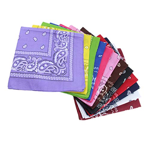 Kit 12 pcs Bandana De Algodão