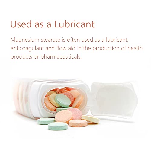 T-Miles 99% Magnesium Stearate, Food Grade, Cosmetic Ingredients,Cas:557-04-0(250G/8.8Oz) #TOP4