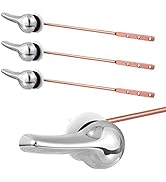 VILLCASE Universal Toilet Handle Tank Flush Lever Replacement Handle, Toilet Repairing Accessory,...