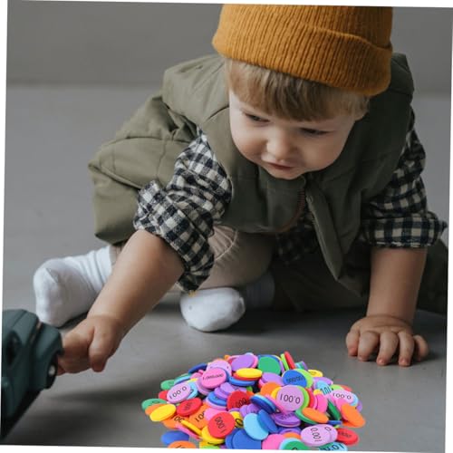 Apprentissage mathématique garçon et fille avec disques numériques Eva