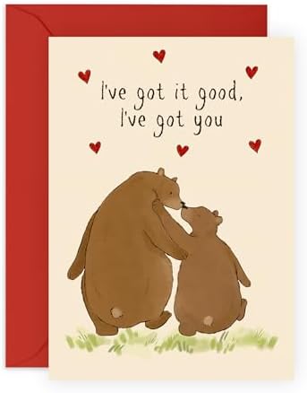 Funny Valentine's Day Cards - Romantic Love Greeting Cards With Envelopes For Couples