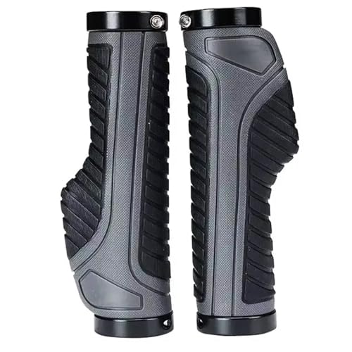 EXDUCT 自転車 グリップ グレー ハンドルグリップ 自転車グリップ ハンドル グリップ自転車 クロスグリップ クロスバイク ロードバイク マウンテンバイク bmx mtb グレー