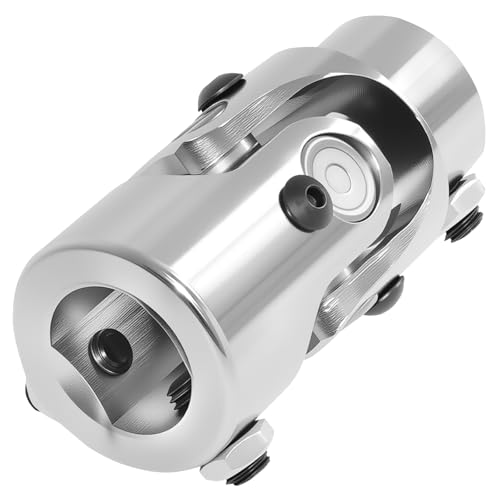 Image of 3 /4 inch DD X 1 inch DD Stainless Steel Steering U Joint, Universal Joint Single Steering Column Shaft U Joint,Total Length:83mm (3-1 /4 inch)