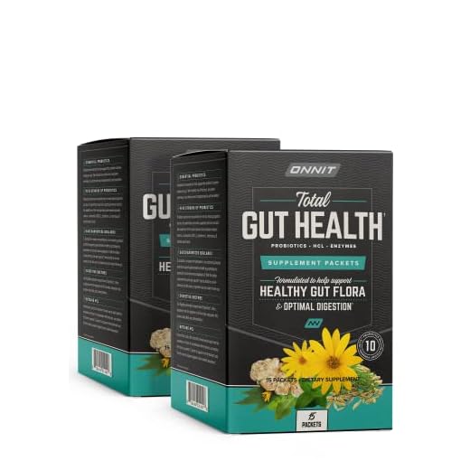 ONNIT Total Gut Health - Complete Probiotics & Digestive Enzyme Supplement for Women & Men | 5 Strains of Probiotics, Prebiotics, Enzymes, Betaine HCL