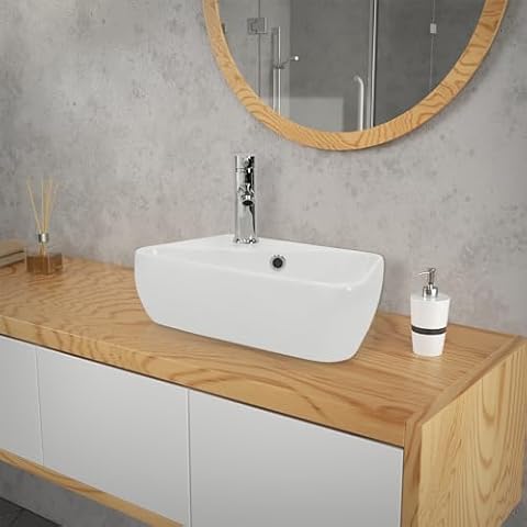 ML-Design Lavabo en Céramique Cover