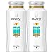 Pantene, Shampoo, with Argan Oil, Pro-V Smooth and Sleek Frizz Control, 25.4 fl oz, Twin Pack