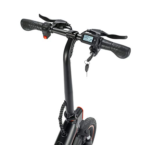Elektrische fiets, inklapbaar, 14 inch, 400 W, motor, opvouwbare e-bike, mountainbike met 48 V 15 Ah lithium-accu, 25 km… - Afbeelding 6