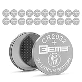 EEMB 20X Pile CR2032 3V Lithium Piles Plate CR 2032 Bouton Longue Durée