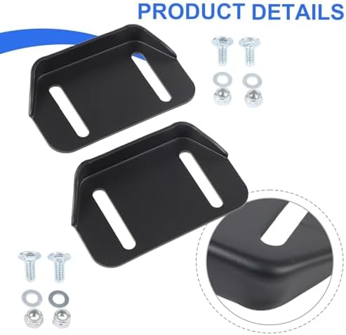 Shophubio Snow Blower Slide Shoes, Metal Thrower Skid Shoe Kit, Replacement Parts for Models 784-5580, 984-5580, 784-5580-0637 — view 7
