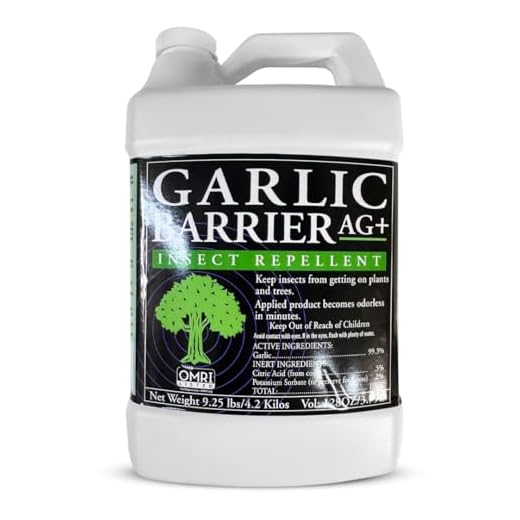 Best lawn treatment for bugs Garlic Barrier Natural Pest Repellent