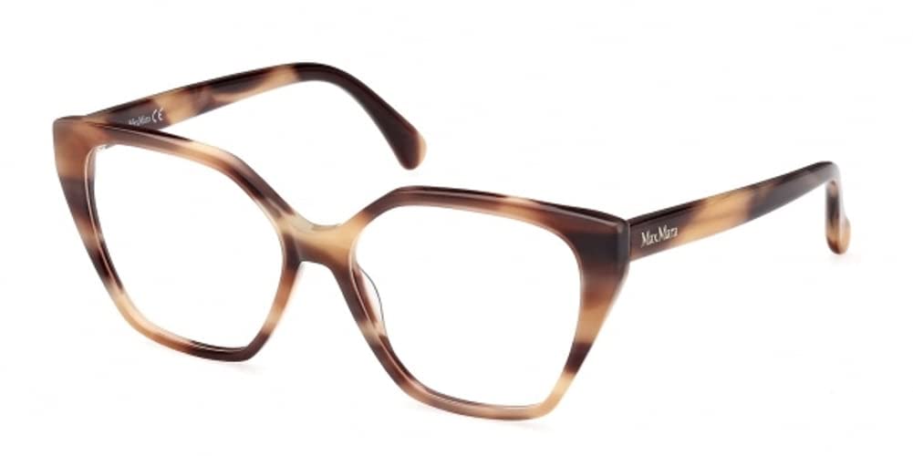 MaxMaraMAX MARA MM508504855 Prescription Eyewear Frames Womens 55 mm Brown, Shiny Dark Brown